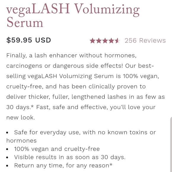 vegaLASH Volumizing Serum - Picture 3 of 6